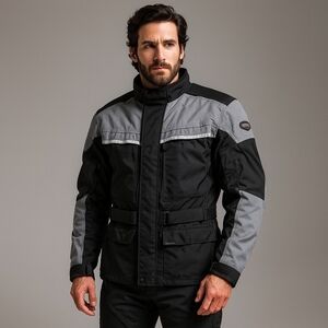 CORTECH TOURMASTER MOTORCYCLE Jacket, Black/Gray, MENS XXL